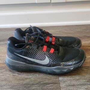 Tiger Woods Nike Black and Red Golf Sneakers Us Mens 9